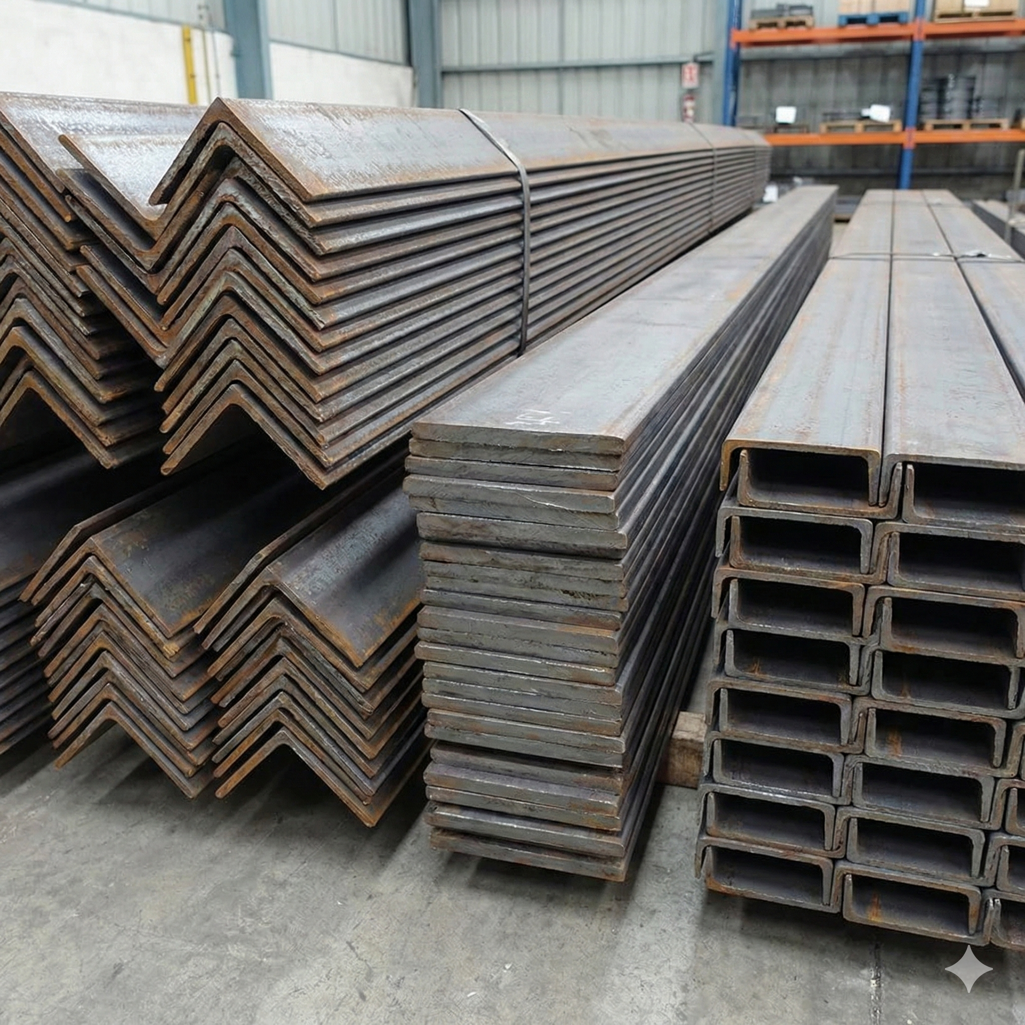 Ángulos y soleras de acero